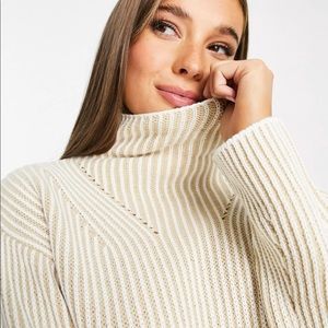 ASOS HIGH NECK RIBBED SWEATER BRAND NEW